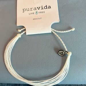 Never worn white Pura Vida bracelet
